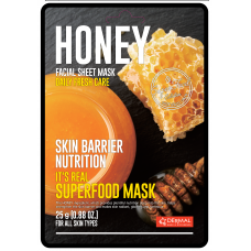 Тканевая маска It's Real Superfood Mask с экстрактом меда DERMAL It's Real Superfood Mask HONEY