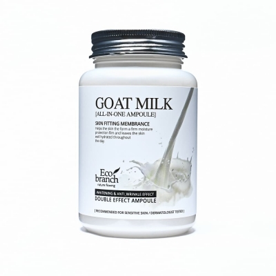 Ампульная сыворотка с экстрактом козьего молока Eco Branch Goat Milk All In One Ampoule