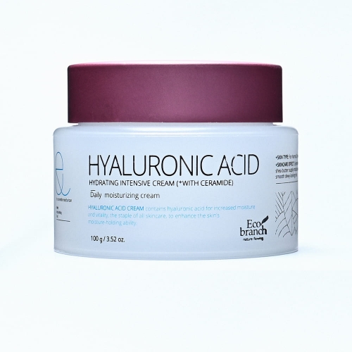 Интенсивно увлажняющий крем с гиалуроновой кислотой Eco Branch Hydrating Intensive Hyaluronic Acid Cream