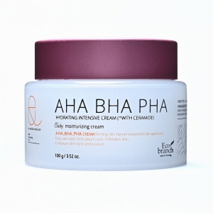 Интенсивно увлажняющий крем для лица с кислотами Eco Branch Hydrating AHA-BHA-PHA Intensive Cream