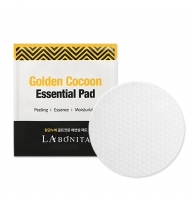 Многофункциональный пилинг-диск с коконом золотого шелкопряда LABONITA Golden Cocoon Essential Pad