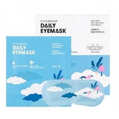 Согревающая маска для глаз оригинальная STEAMBASE Daily Eye mask Fleecy Cloud